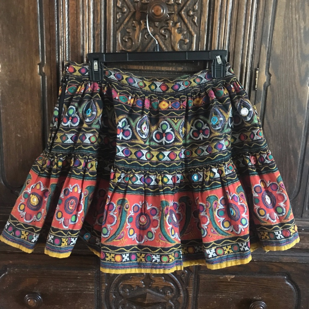 2 piece halter/mini custom made from vintage fabri